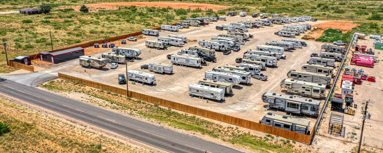 Rangers RV Park along East County Road 140 in Midland